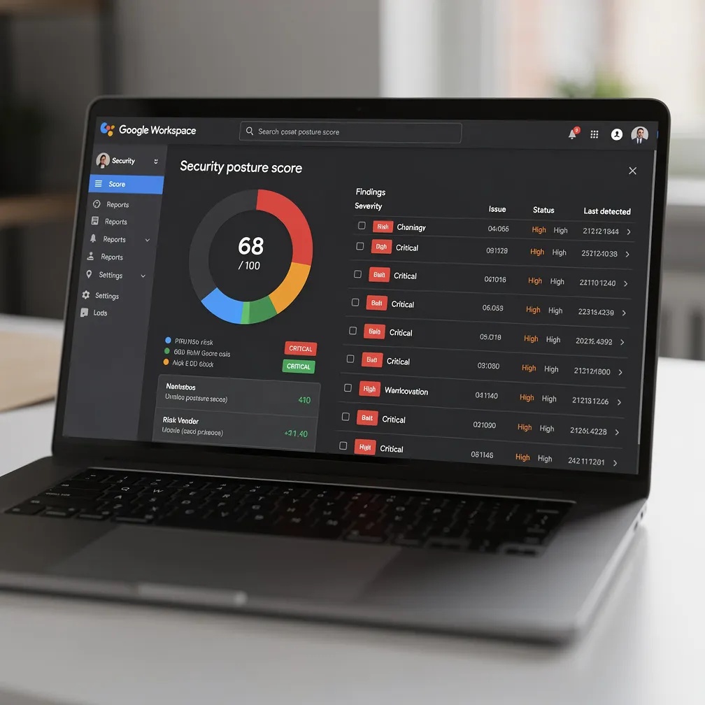 Google Workspace security audit illustration