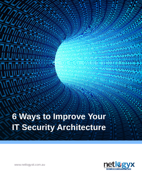 Cover: 6 Ways to Improve Your IT Security Architecture