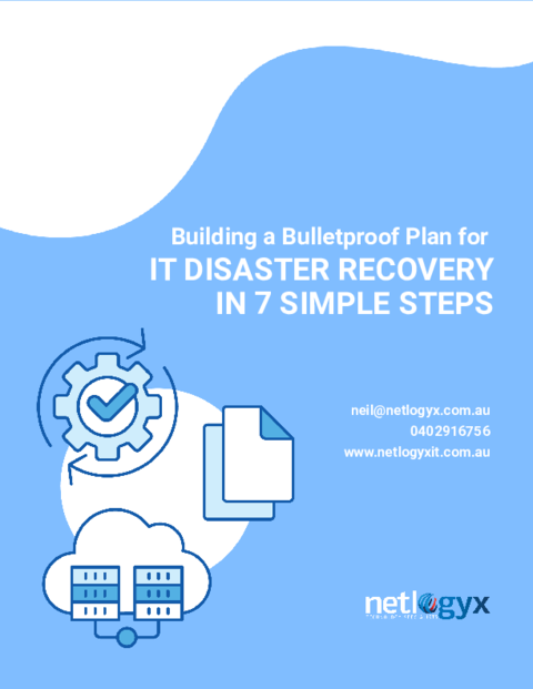 Cover: A Bulletproof IT Disaster Recovery Plan in 7 Simple Steps