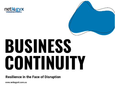 Cover: Business Continuity Guide