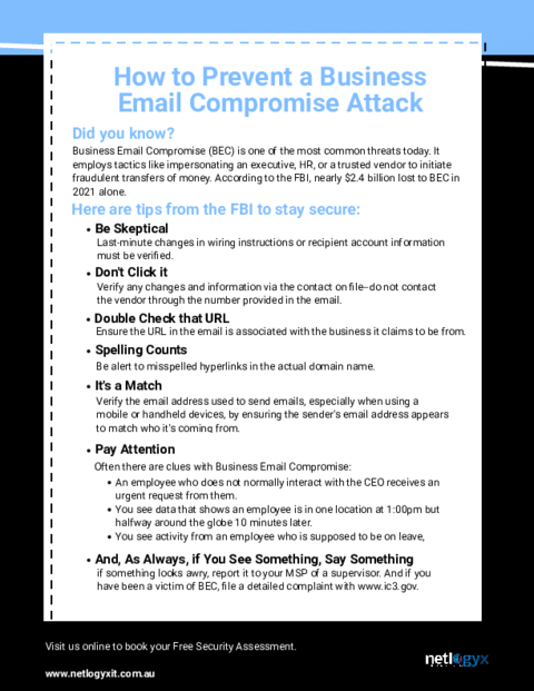 Cover: Business Email Compromise