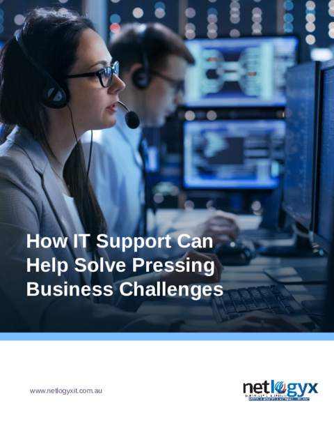 Cover: How IT Support Can Help Solve Pressing Business Challenges