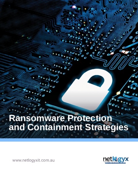 Cover: Ransomware Protection and Containment Strategies