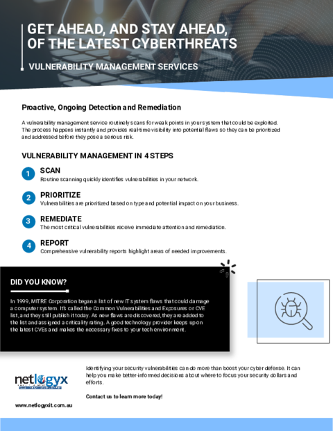 Cover of Vulnerability Management
